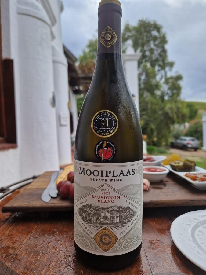 Ferienwohnung Mooiplaas Wine Estate Stellenbosch Exterior foto